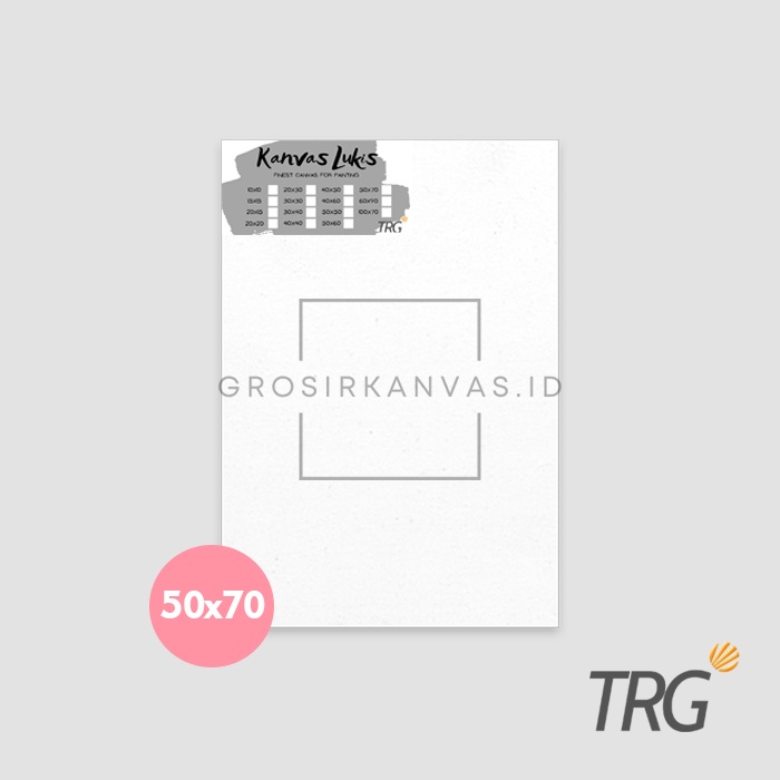 

Grosir Kanvas Lukis 50 x 70 cm TRG - Canvas Board 50x70 TRG