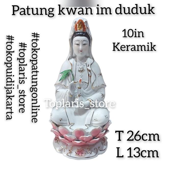 Patung Kwan Im Keramik 022