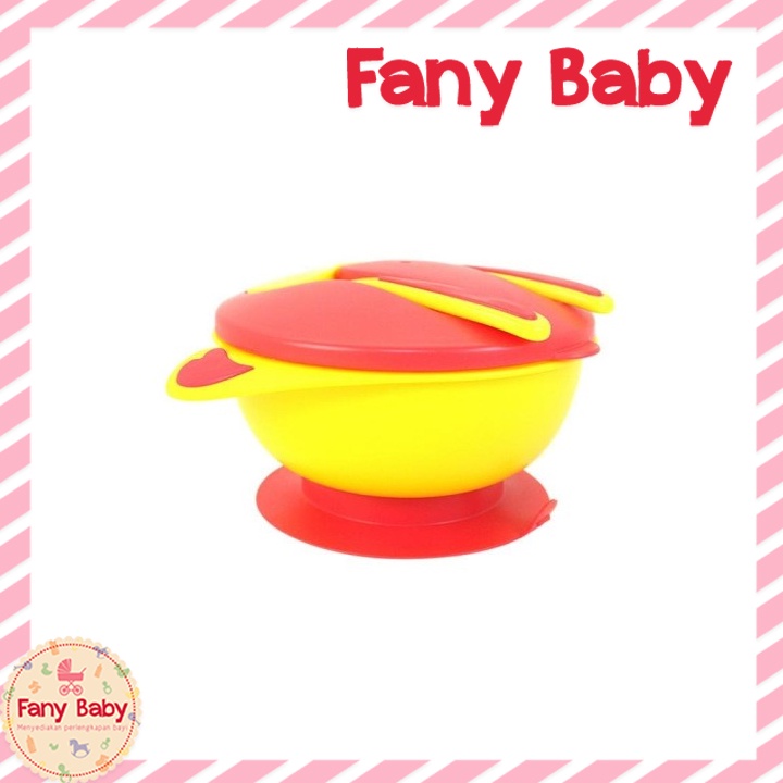 BABY BEYOND NON - SKID BIG BOWL WITH FORK SPOON  SET BB1004