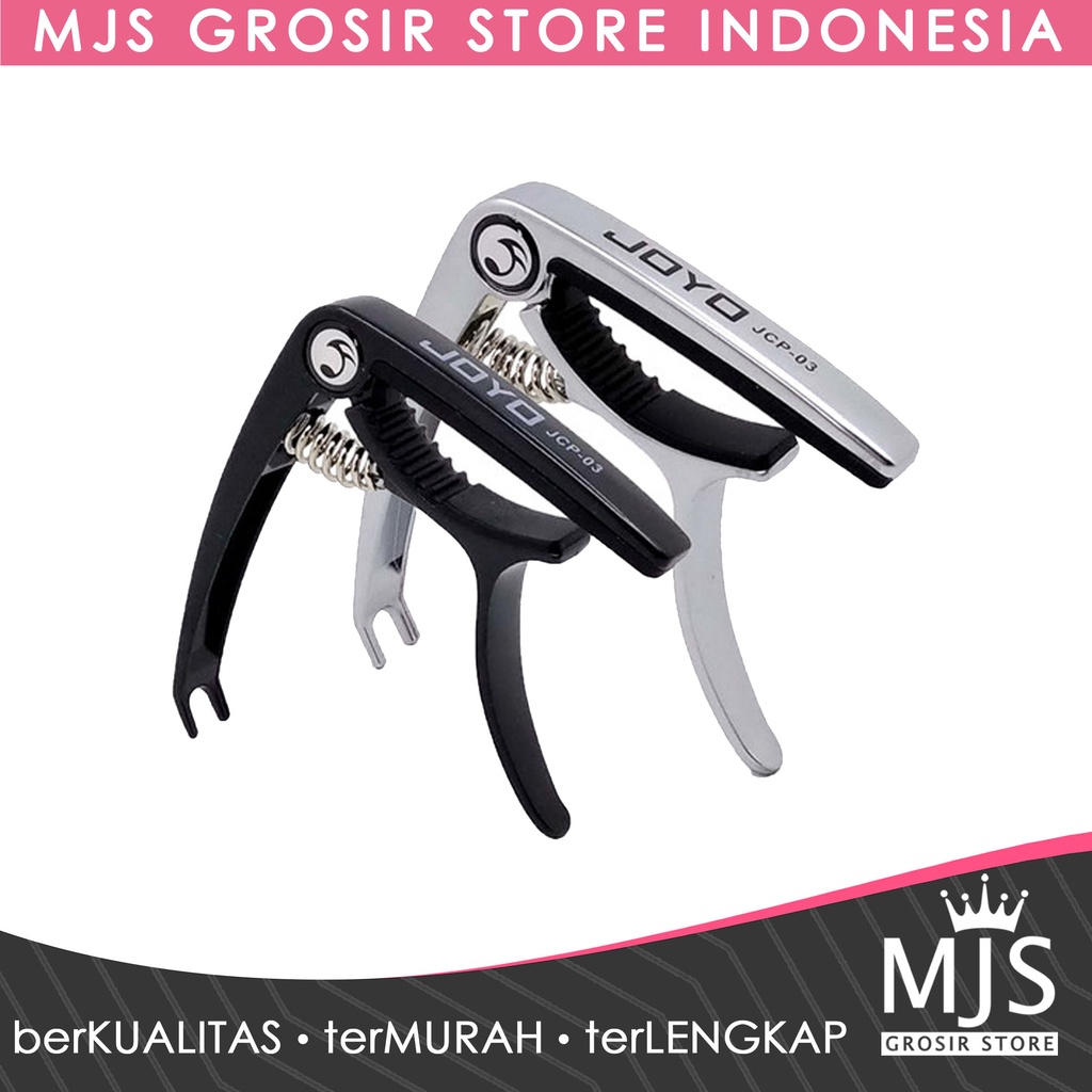 Capo Gitar Akustik Elektrik Joyo JCP-03 Kapo Gitar Light Metal Premium Guitar Capo