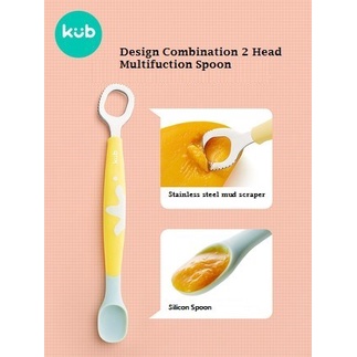 KUB Multifunctional Spoon - Sendok Silikon Bayi