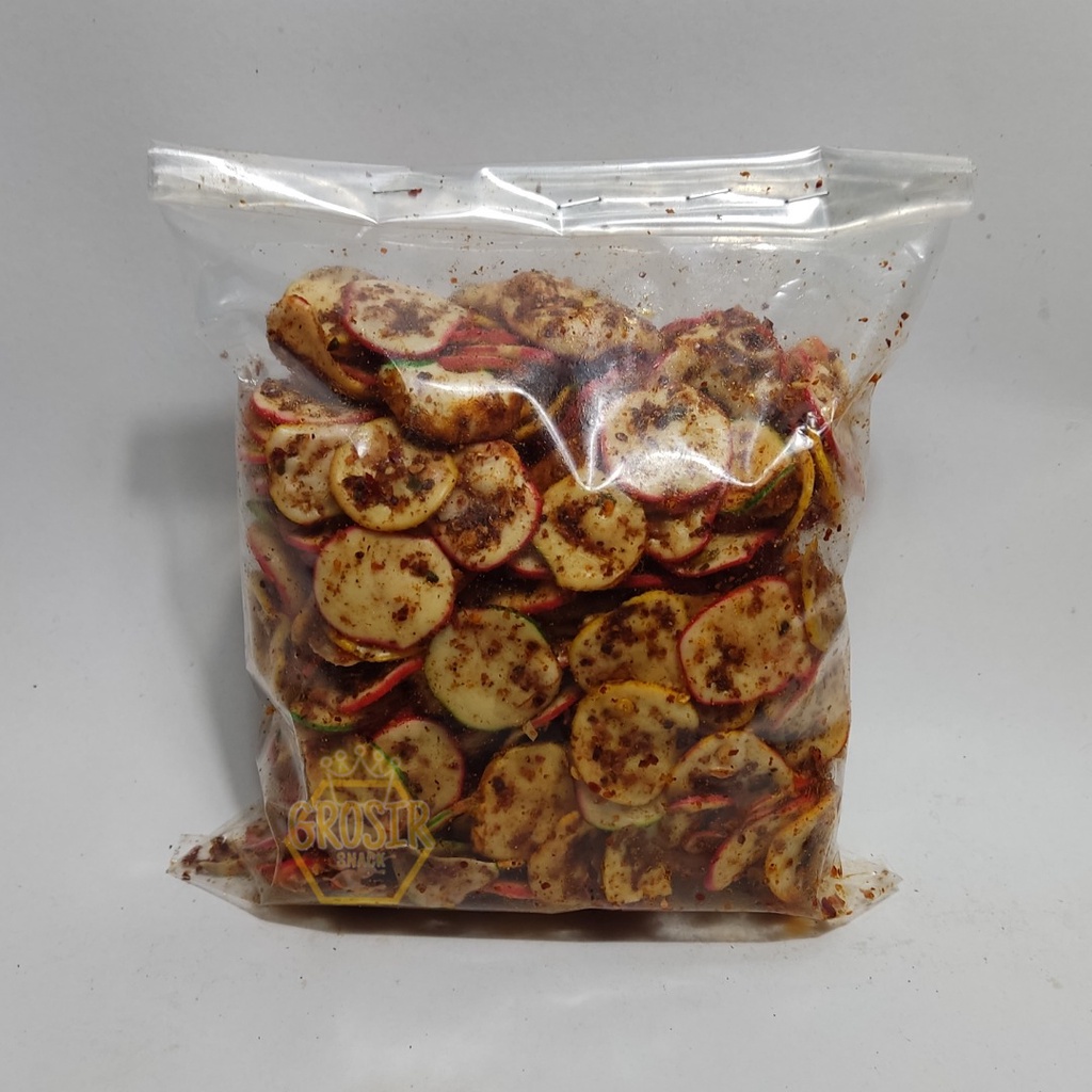 Kerupuk Seblak Bawang 100gr Pedas Extra