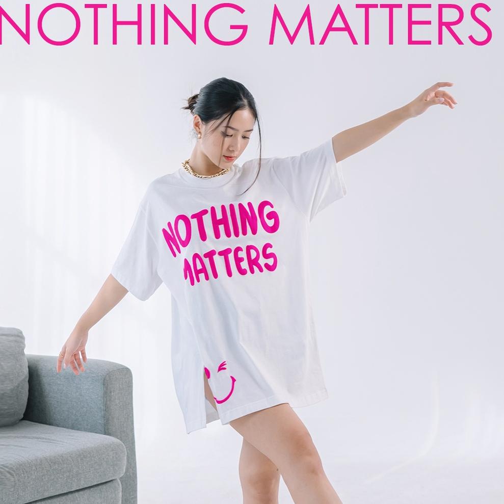 HARGA TERMURAAH Nomitee's Nothing Matters Oversize Tshirt Wanita Lengan Pendek