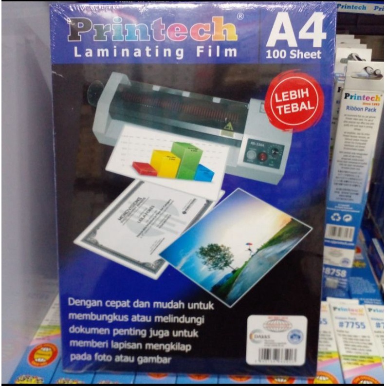 

PLASTIK LAMINATING PRINTECH A4 / PLASTIK LAMINATING / LAMINATING