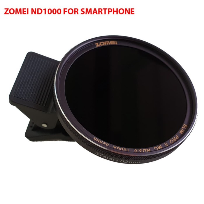ZOMEI FILTER ND1000 FOR SMARTPHONE WITH PHONE CLIP