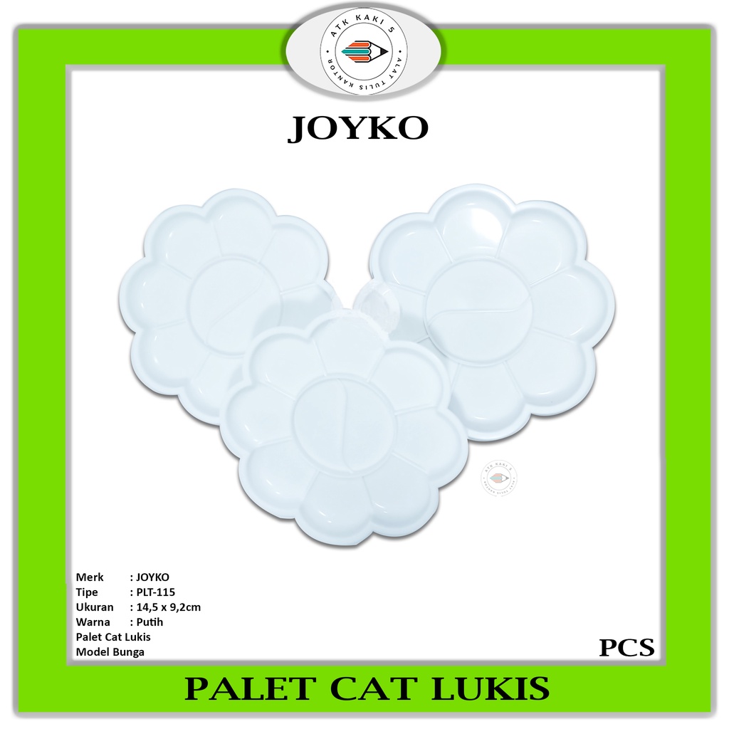 

JOYKO - Palet Lukis Wadah Cat PLT-115 - Pcs