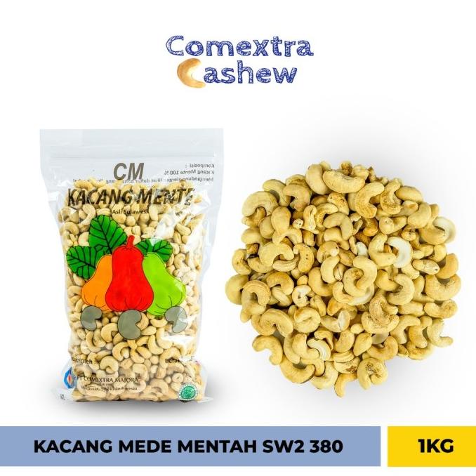 

KACANG MEDE KACANG MEDE MENTAH UTUH SW2 380 1 KG - SULAWESI CASHEW KERNEL KACANG EL09I09A82L
