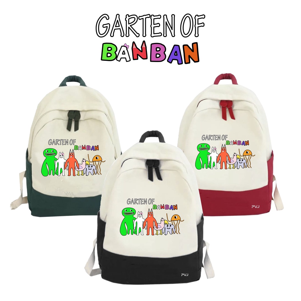 PVJ - Tas Ransel Sekolah SD SMP Motif Karakter Garten Of Banban Terbaru