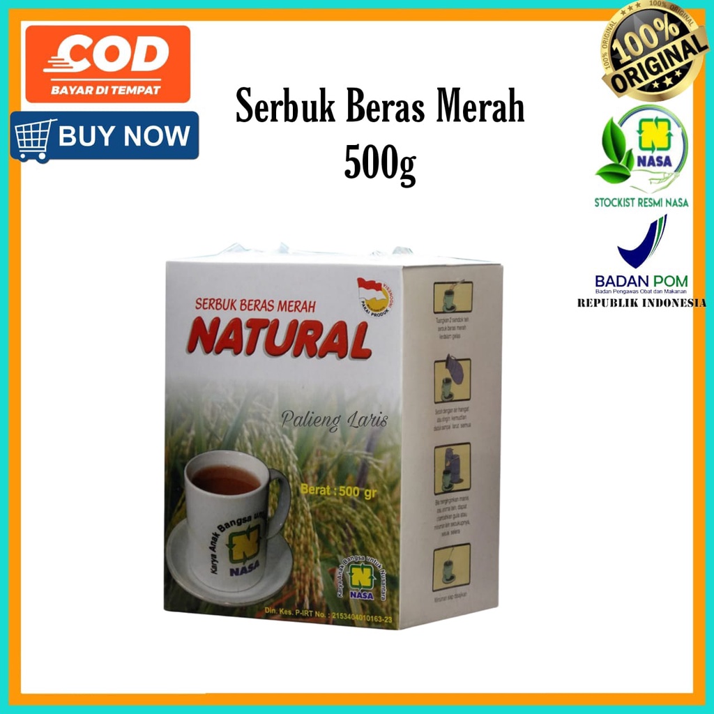 

SERBUK BERAS MERAH NATURAL MURNI TANPA PENGAWET