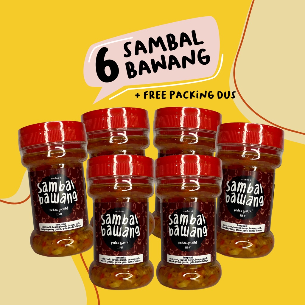 

BUNDLE 6 Sambal Bawang Pedas Gurih mofood