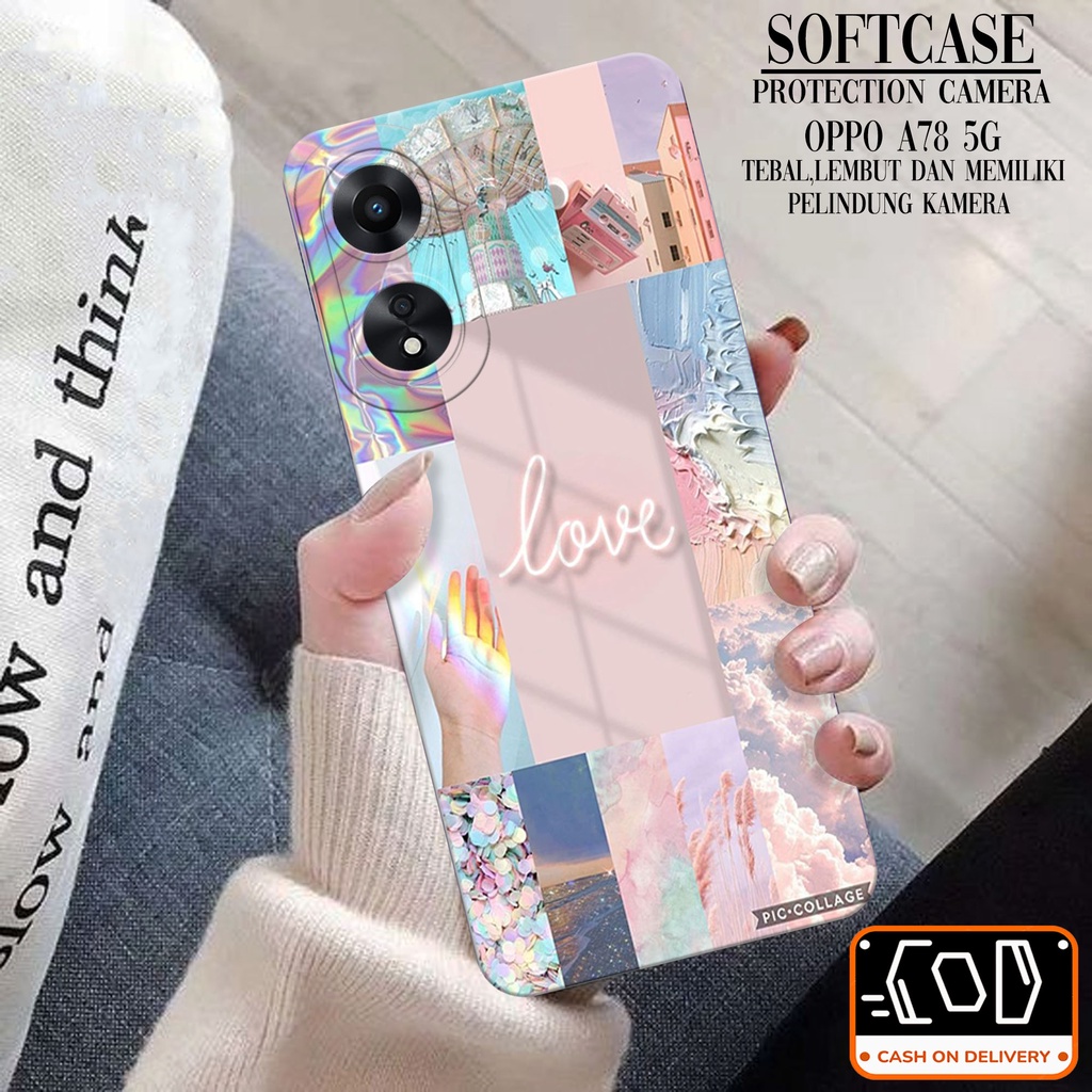 Case Oppo A78 5G Softcase Oppo A78 5G Terbaru Casing Oppo A78 5G Kesing Oppo A78 5G Silikon Hp Casin