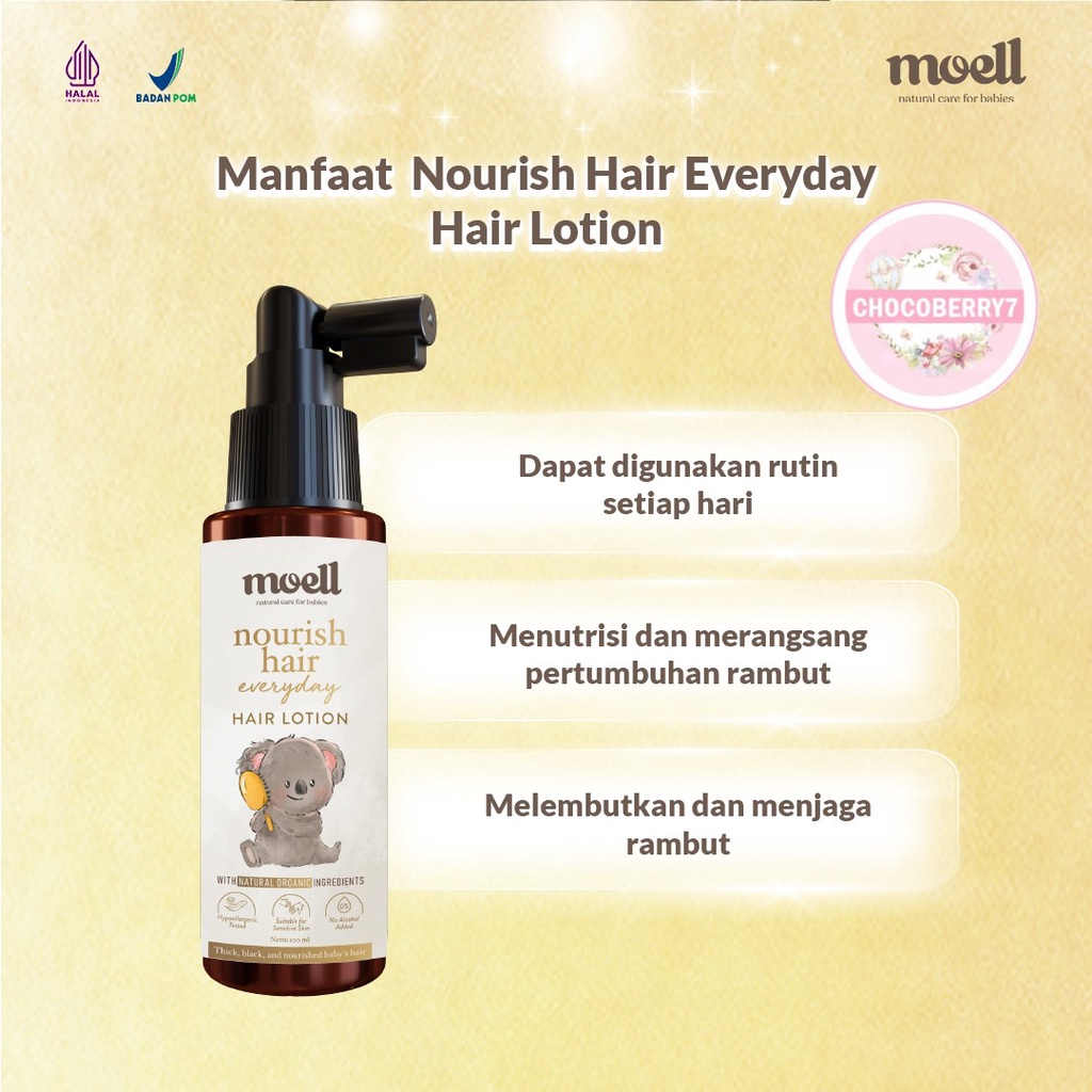 Moell Nourish Hair Everyday Hair Lotion Baby 100 ml