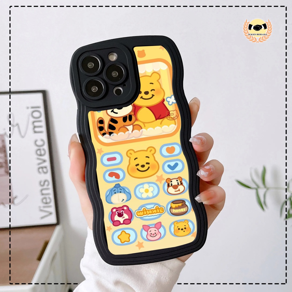 CUSTOM SOFTCASE SILIKON GELOMBANG WAVY CUSTOM PHONE FOR OPPO A1K A3S A5S A15  A15S A16 A17 A17K A31 A8 A37 A39 A57 A71 A83 F1S A59 F5 F7 F11 PRO A5 A9 A52 A92 A53 A33 A54 A55 A57 A74 A95 A76 A36 A96 RENO 4F F17 PRO 5 5F 6 7 8 7Z 8Z BSB7158