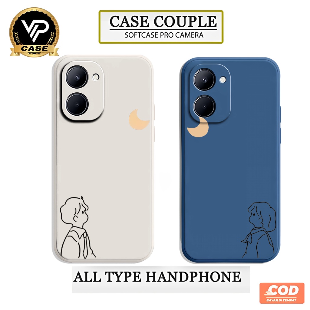 VVIPCASE - Case Couple Realme C33 Terbaru Softcase Pro Camera - Premium Silicone - Softcase Couple C