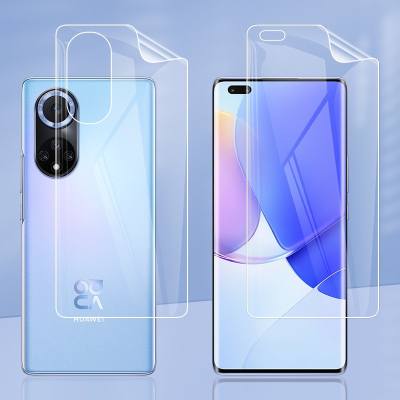 HUAWEI NOVA 5T NOVA 2i NOVA 3i NOVA 2 LITE NOVA 9 NOVA 7 FULLSET Anti gores hydrogel bening clear bagian layar dan belakang screen guard dan anti jamur pelindung belakang