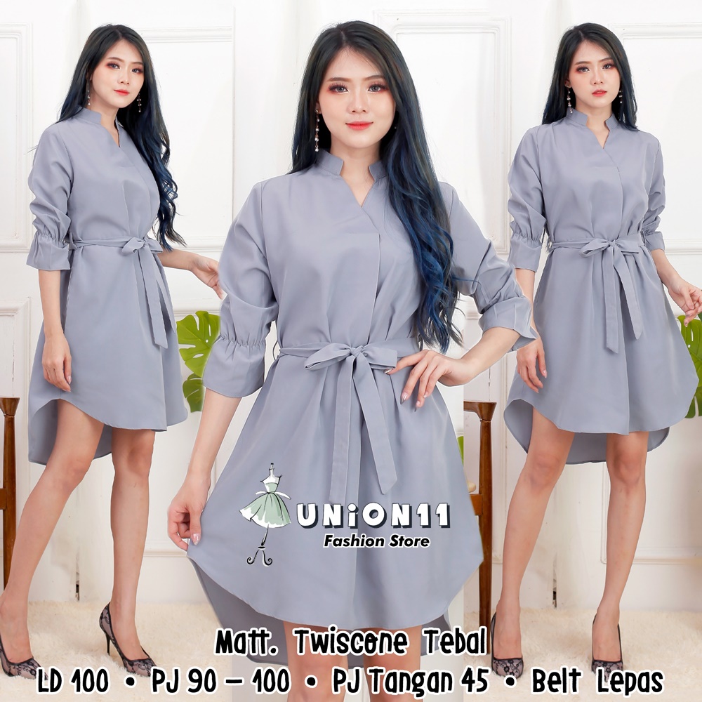 UNION11 - DRESS WANITA LD 100 / DRESS PESTA WANITA / BAJU WANITA KEKINIAN / PIKATA DRESS