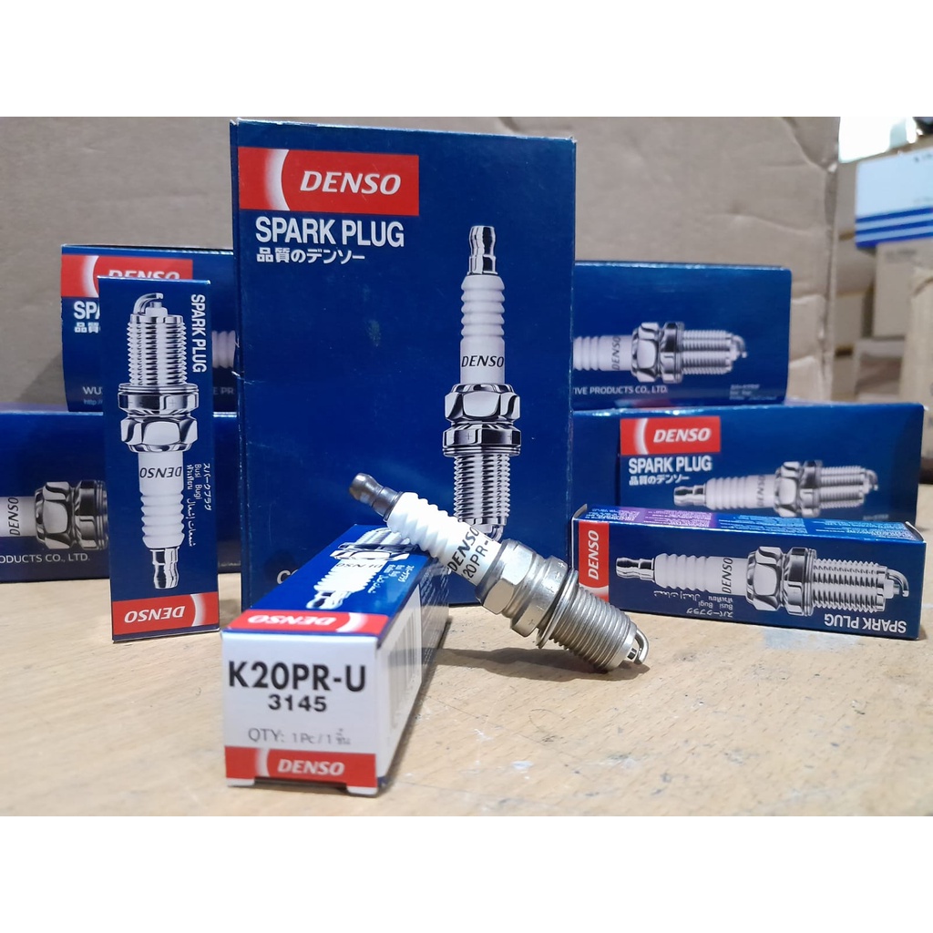 BUSI MOBIL DENSO K20PR-U Apv - Baleno -  Futura injeksi-avanza 1.3 non vvti