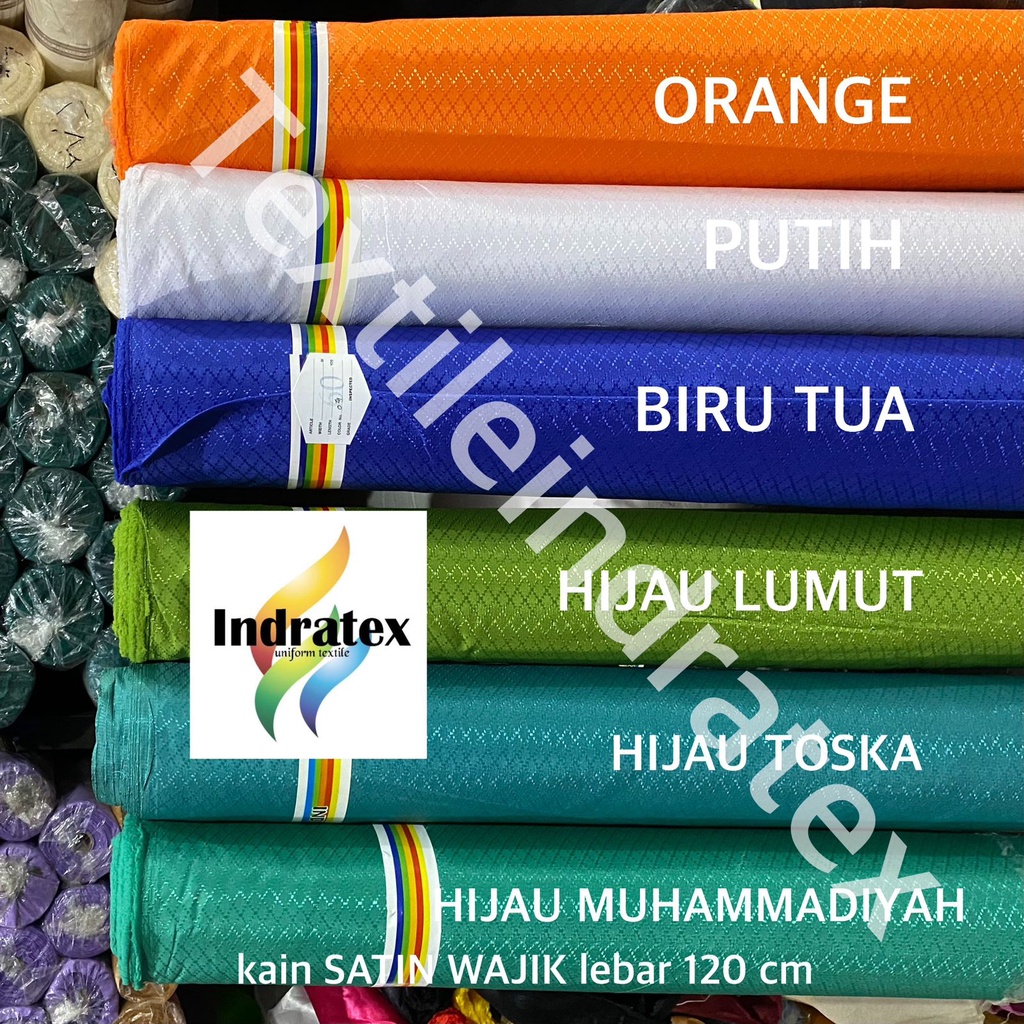 ( per 1 roll ) kain SATIN SATEN WAJIK SIDO VANESSA lebar 120 cm bahan tirai hordeng gorden dekorasi aksesoris fashion rok kerajinan tangan taplak meja backdrop background foto