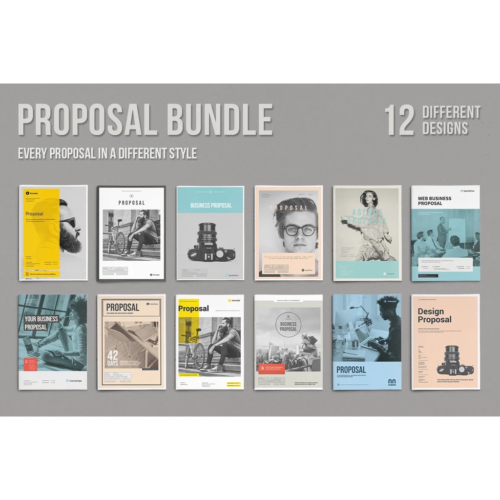 Template Premium Proposal Bisnis 5 ( MS Word dan Adobe Indesign )