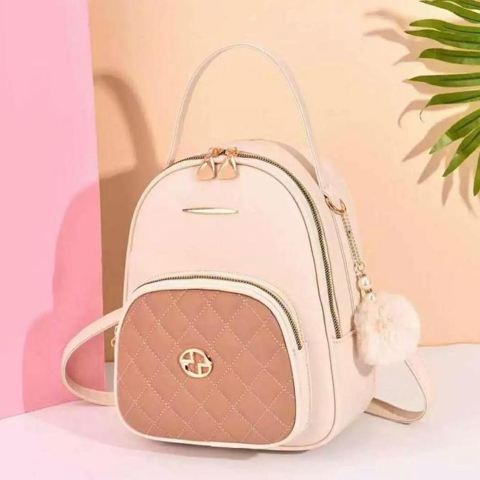 Tas Ransel Wanita Kecil imut Bagus Kekinian Unik Lucu Batam Korea Hits