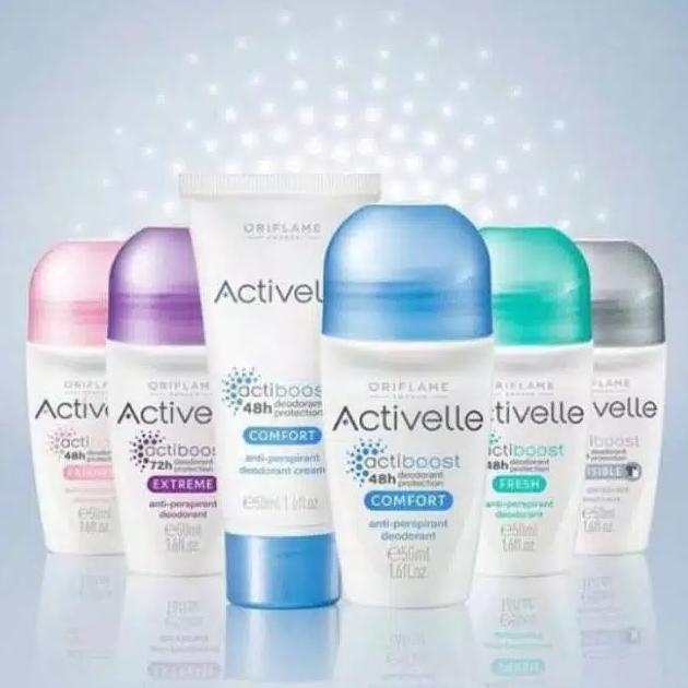 :::::::] Activelle Deodorant Invisible Comfort Fairness Fresh Extreme Roll On
