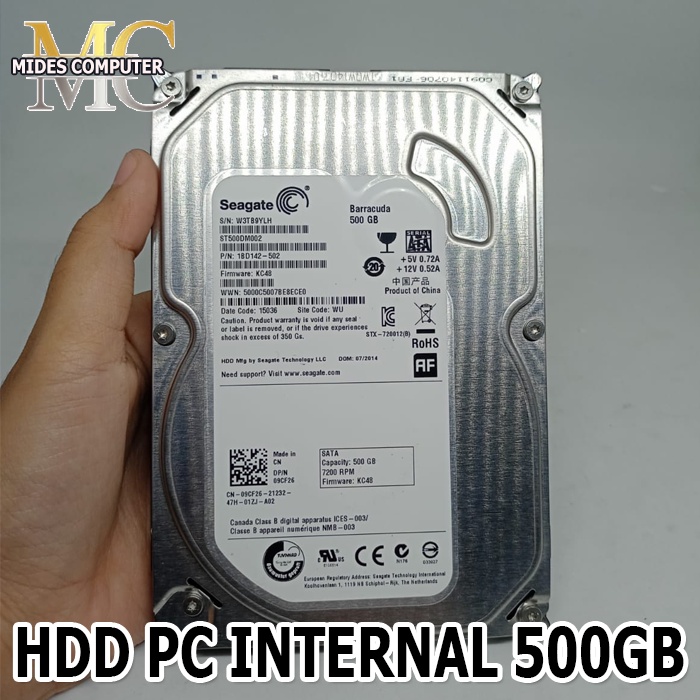 Hardisk Hdd Harddisk Internal Pc 500gb Sata