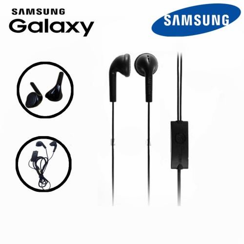 HEADSET SAMSUNG ORIGINAL COPOTAN | MADE IN INDONESIA COLOKAN WARNA HITAM COCOK UNTUK ALL ANDROID/ SEMUA TYPE