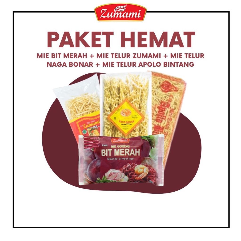 

PAKET HEMAT ZUMAMI / MIE GORENG BIT MERAH / MIE TELUR NAGA BONAR / MIE TELUR ZUMAMI / MIE TELUR APOLLO BINTANG / MIE GORENG / SAYUR / MIE TELUR / PAKET HEMAT