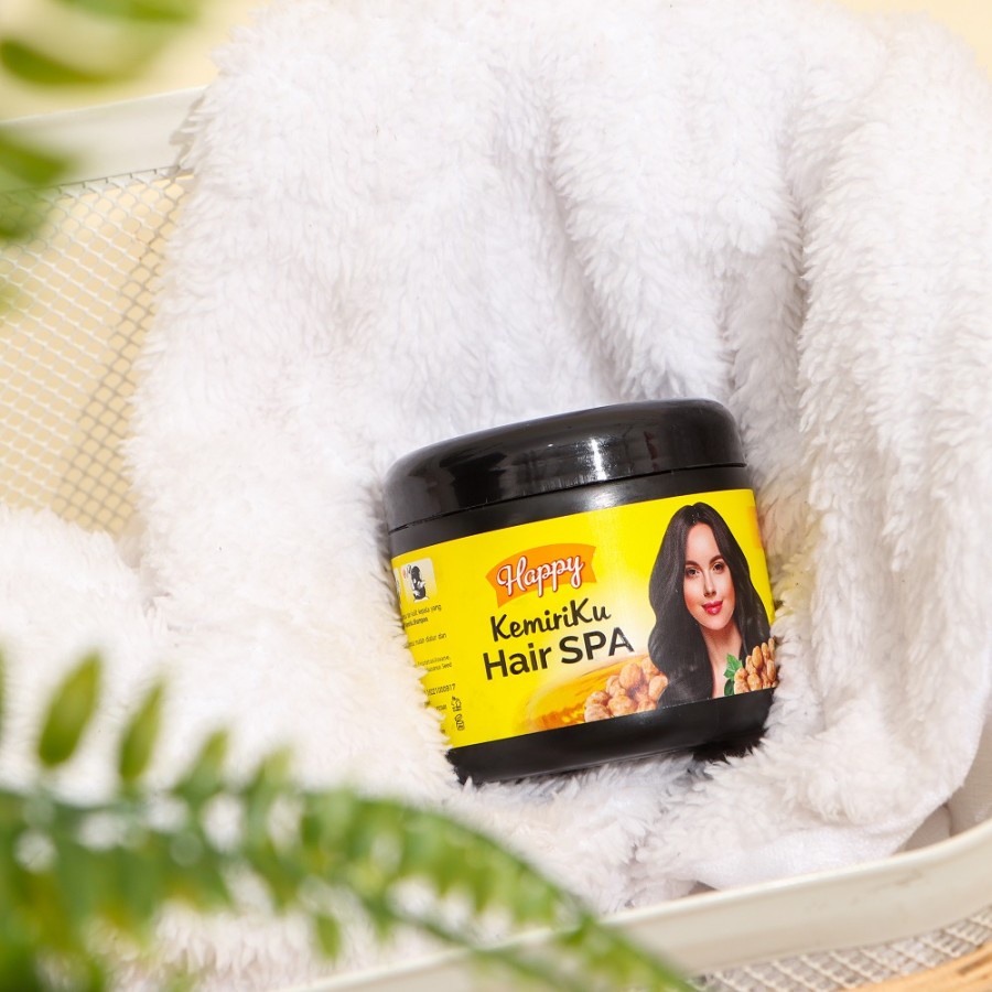 Happy Kemiriku Hair Spa Membantu merawat rambut kering dan rambut rontok