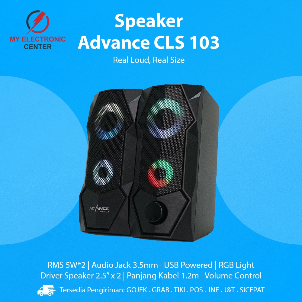 Speaker Advance CLS 103 Gaming Laptop Komputer PC HP Notebook