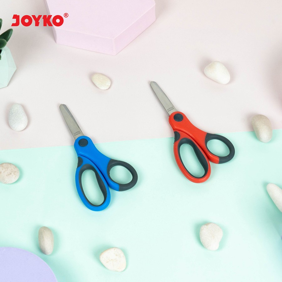 Scissors / Gunting Joyko SC-12 / Elastic Handle / Gagang Elastis