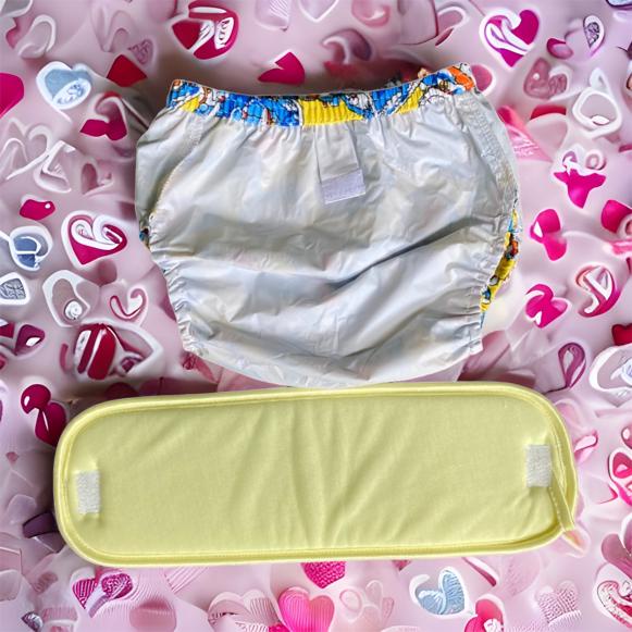 Clodi celana motif cuci ulang / popok bayi cuci ulang motif celana best seller