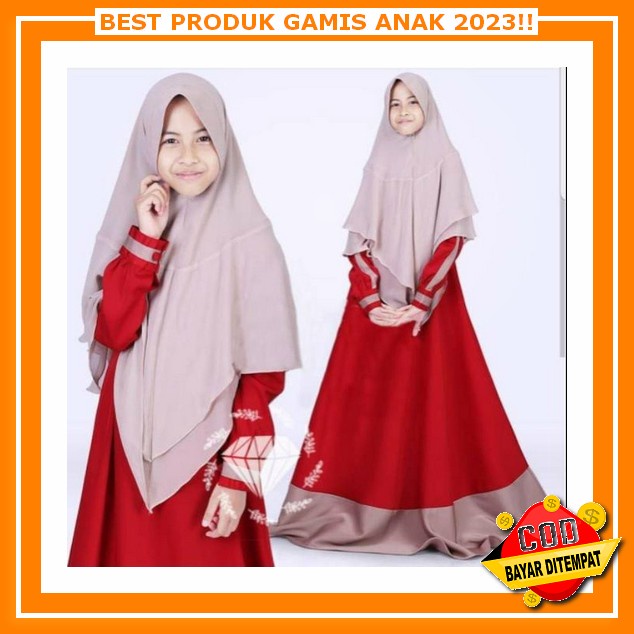 Azlia Abaya Kids Hs Untuk Anak Usia Tanggung M L Dapat Gamis Abaya Anak ( Tidak Termasuk Hijab ) Gam