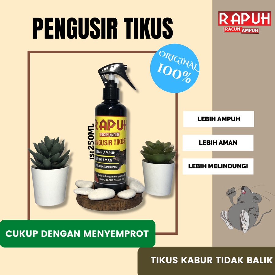 SPRAY AMPUH Semprotan Pengusir Pembasmi Tikus Semut Serangga Kecoa Rayap Laba Laba Rayap