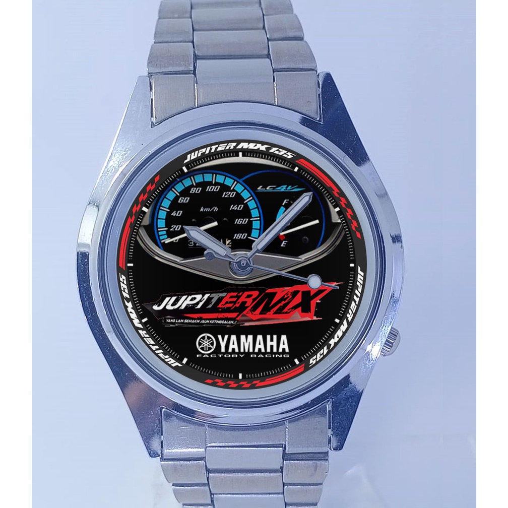 JAM TANGAN CUSTOM STAINLESS Speedometer JUPITER MX Old MERAH