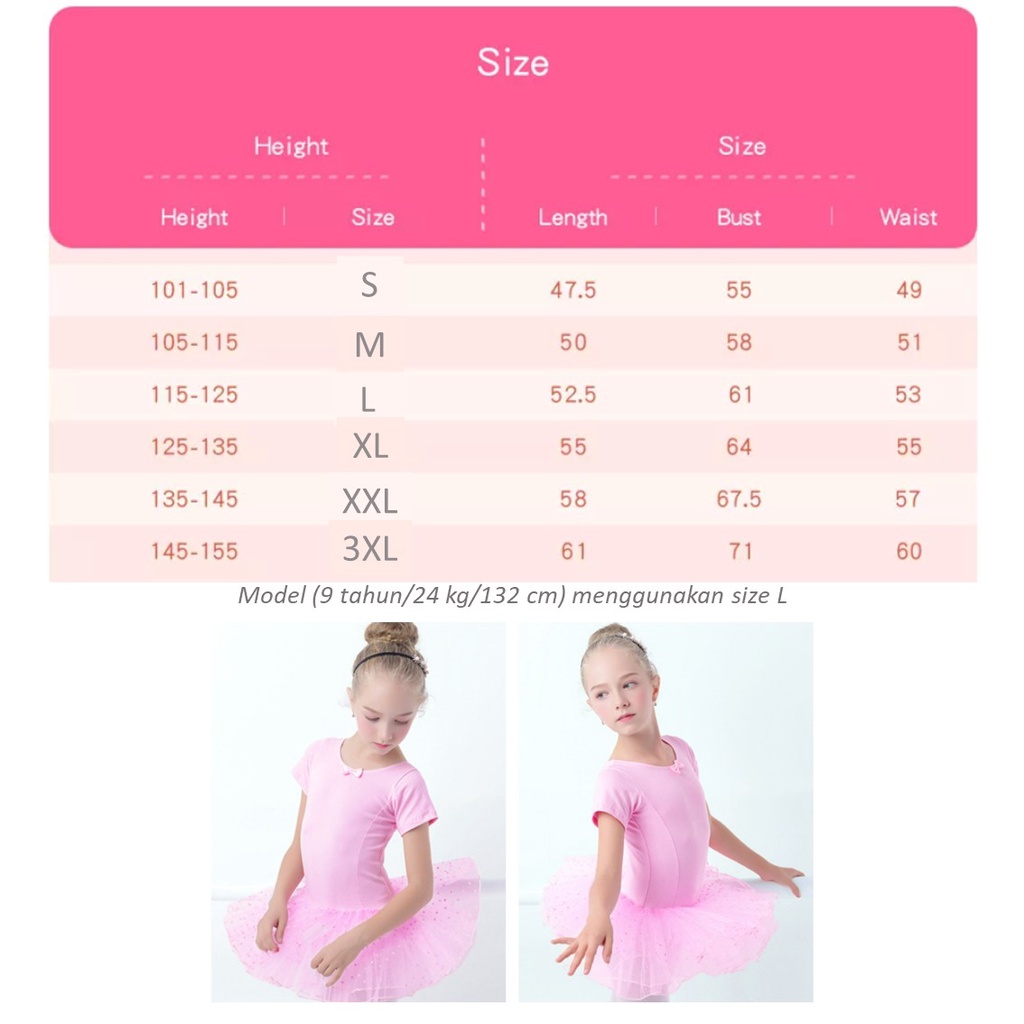 VICTORIA BALLET DRESS - BAJU BALET ANAK MURAH PITA RENDA PESTA KOSTUM PRINCESS COSTUME TULLE PREMIUM