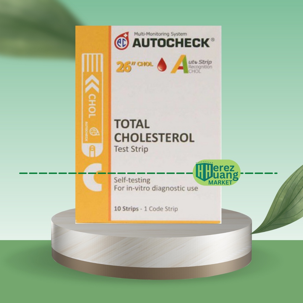 Strip Cholesterol AUTOCHECK CHOLESTROL FAMILY / KOLESTROL FAMILY - ISI 10 STRIP