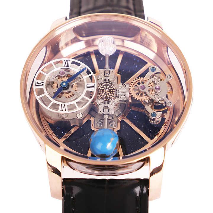 Jacob & Co astronomia Sapphire Crystal leather Aligator leather