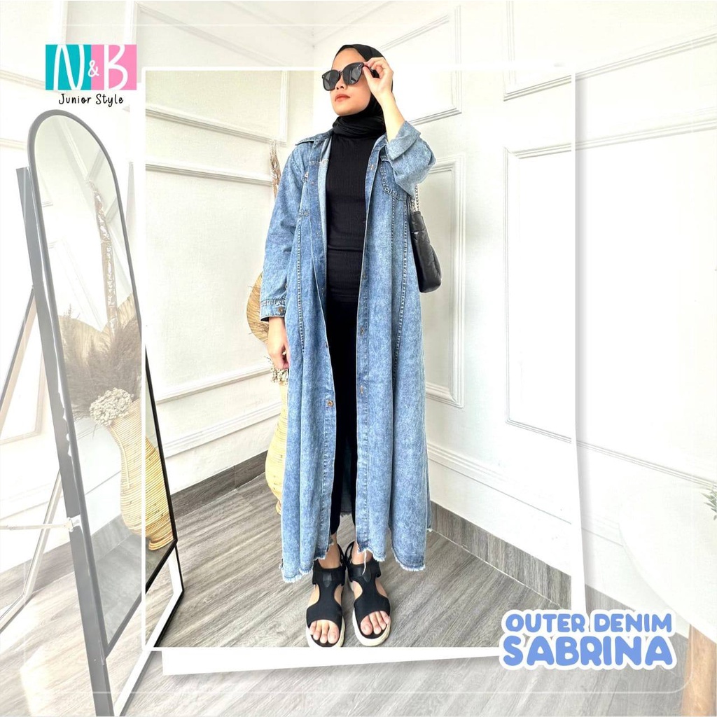 Outer Dewasa Denim Sabrina by N&amp;B junior style