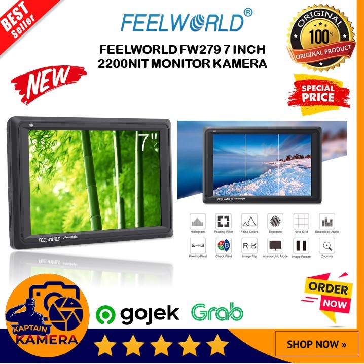 FEELWORLD FW279 7 INCH 2200NIT ULTRA monitor kamera