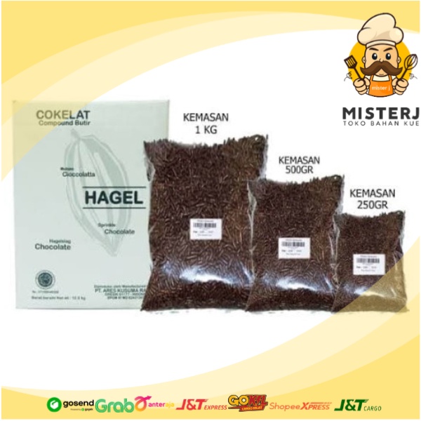 

Hagel Coklat Meses | 250 Gr | 500 Gr | 1 Kg | Kemasan Repack