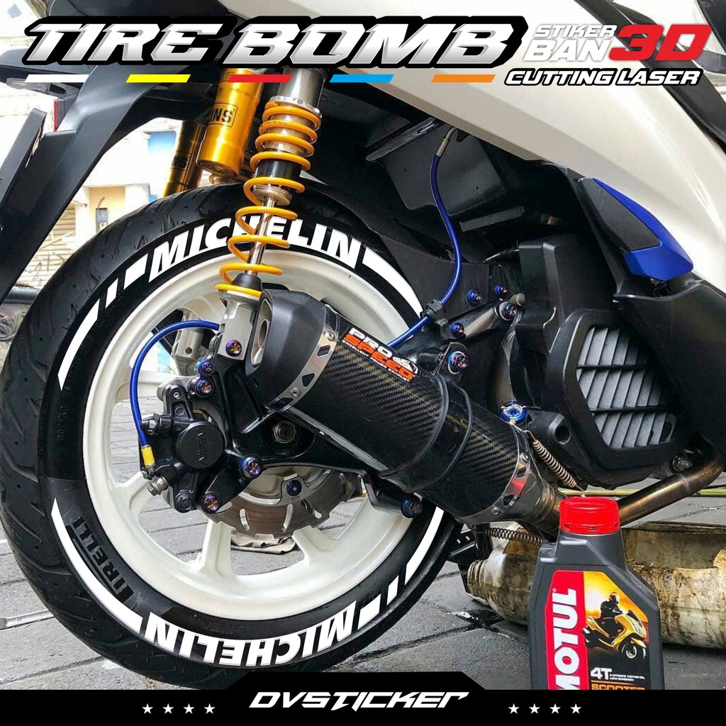 FONT BAN 3D/STIKER BAN 3D/TIRE BOMB/EMBLEM BAN 3D