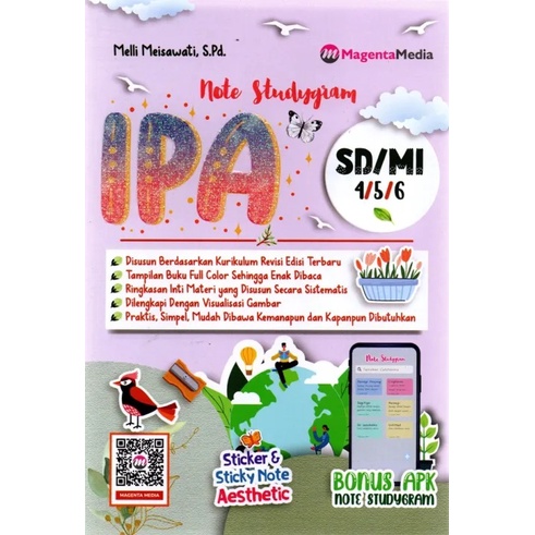 Note Studygram IPA SD Rumus SD Kelas 4, 5, 6
