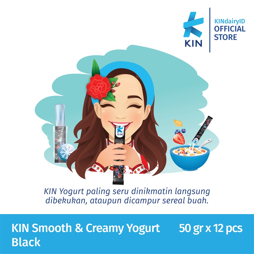 KIN Bulgarian Yogurt Smooth &amp; Creamy Black