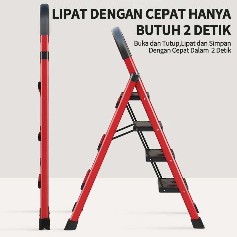 Tangga Minimalis Rumah 3Step 4Step 5Step 6Step Tangga Lipat Multifungsi Tangga Lipat Aluminium Besi Rumah Ladder