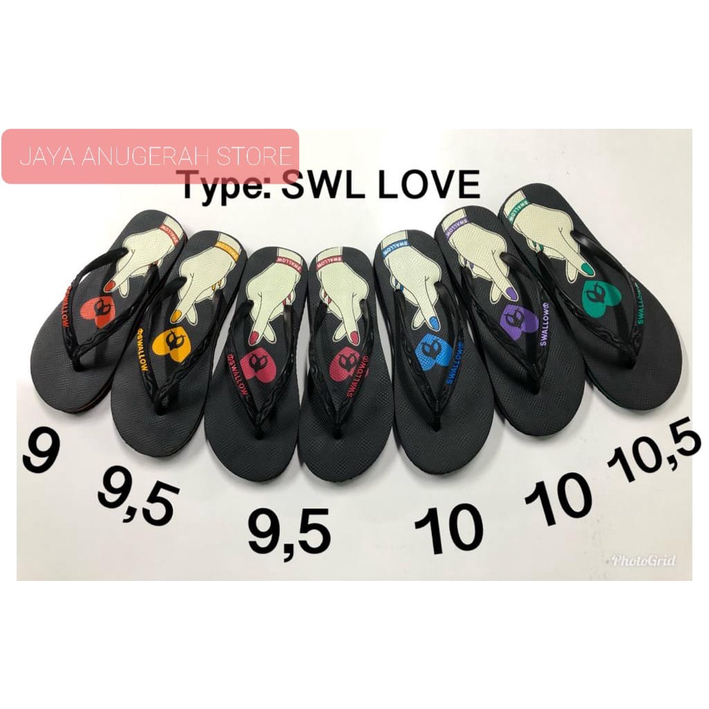 SANDAL JEPIT / SANDAL JAPIT SWALLOW LOVE