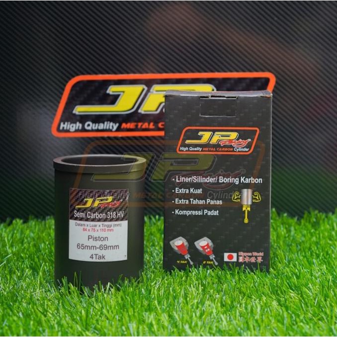 JP RACING Liner carbon utk piston 65-69 mm bahan semi carbon 318 hv