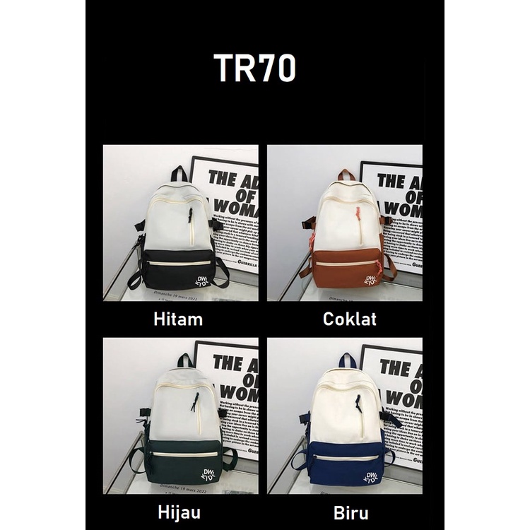 TR70 Tas Ransel Sekolah Tas Ransel Anak Tas Ransel Waterproof