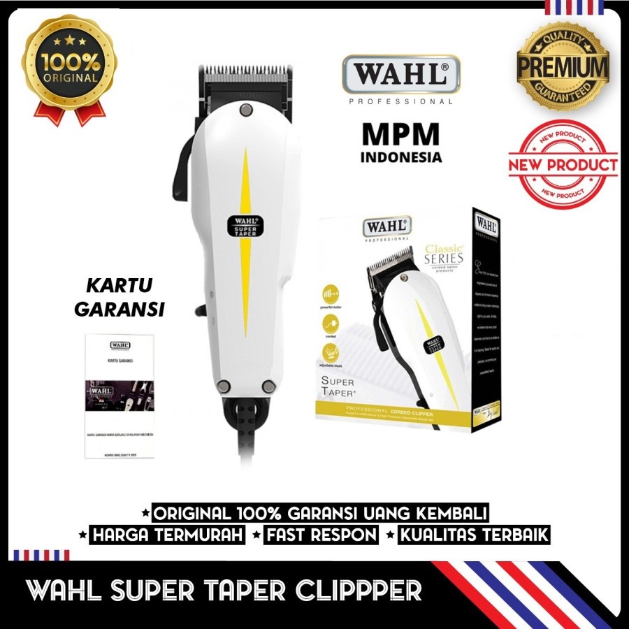 ORIGINAL Alat cukur rambut Clipper Wahl / Wahl Super Taper Mesin Cukur - KABEL