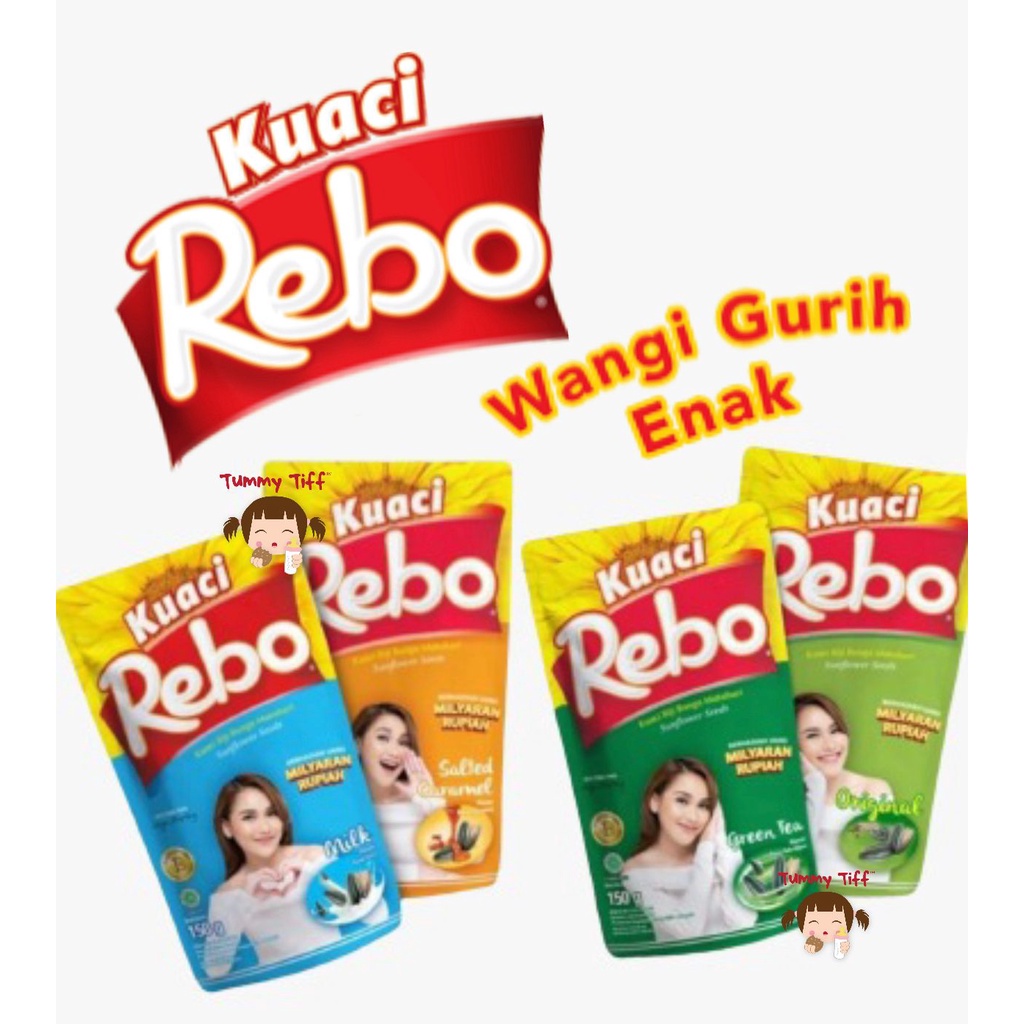 Kuaci Rebo 150gram / kuacirebo 150 / Kuaci ayu ting ting bunga matahari 150gr HALAL